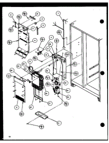 Evaporator And Air Handling (Sxd25j / P7870106w) (Sxd25jb / P7870107w) (Sxd25jp / P7870108w) (Sxd22j / P7870119w) parts for Amana Side-By-Side Refrigerator SXD25J-P7870106W from AppliancePartsPros.com