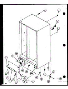 Drain And Rollers (Sxd25j / P7870106w) (Sxd25jb / P7870107w) (Sxd25jp / P7870108w) (Sxd22j / P7870119w) parts for Amana Side-By-Side Refrigerator SXD25J-P7870106W from AppliancePartsPros.com