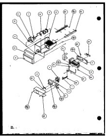 Ice Bucket And Ice Maker (Sxd25j / P7870106w) (Sxd25jb / P7870107w) (Sxd25jp / P7870108w) (Sxd22j / P7870119w) parts for Amana Side-By-Side Refrigerator SXD25J-P7870106W from AppliancePartsPros.com