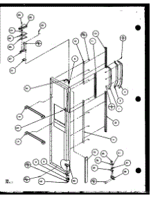 Freezer Door (Sxd22j / P1104019w) (Sxd22j / P1104020w) parts for Amana Side-By-Side Refrigerator SXD25JB-P1104004W from AppliancePartsPros.com
