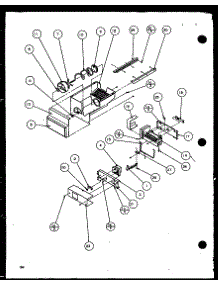 Ice Bucket And Ice Maker (Sxd25jp / P1116405w) (Sxd25jp / P1116406w) parts for Amana Side-By-Side Refrigerator SXD25JB-P1116403W from AppliancePartsPros.com