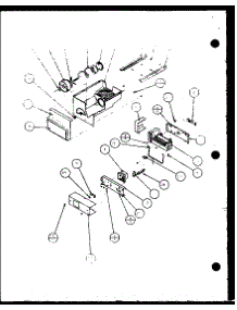 Ice Bucket And Ice Maker (Sxd25j / P1104001w) (Sxd25jb / P1104003w) (Sxd25jp / P1104005w) parts for Amana Side-By-Side Refrigerator SXD25JP-P1104005W from AppliancePartsPros.com