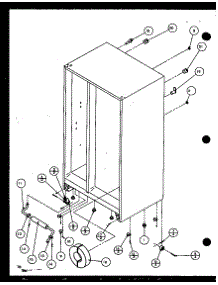 Drain And Rollers (Sxd25jp / P1116405w) (Sxd25jp / P1116406w) parts for Amana Side-By-Side Refrigerator SXD25JP-P1116405W from AppliancePartsPros.com