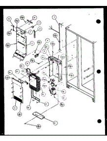 Evaporator Air Handling (Sxd22j / P1116103w) (Sxd22j / P1116104w) parts for Amana Side-By-Side Refrigerator SXD25JP-P1116405W from AppliancePartsPros.com