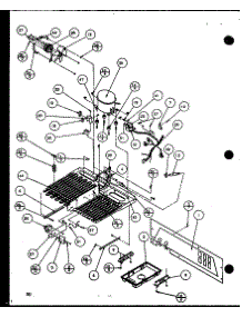 Machine Compartment (Sxd25jb / P1116403w) (Sxd25jb / P1116404w) parts for Amana Side-By-Side Refrigerator SXD25JP-P1116406W from AppliancePartsPros.com