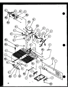 Machine Compartment (Sxd25j / P7870106w) (Sxd25jb / P7870107w) (Sxd25jp / P7870108w) (Sxd22j / P7870119w) parts for Amana Side-By-Side Refrigerator SXD25JP-P7870108W from AppliancePartsPros.com
