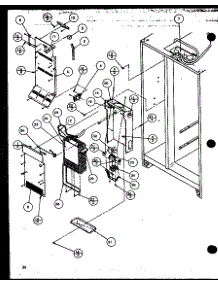 Evaporator And Air Handling (Sxd19mw / P1121402ww) (Sxd19mg / P1121402wg) (Sxd19ml / P1121402wl) (Sxd22mw / P1120803ww) (Sxd22mg / P1120803wg) (Sxd22ml / P1120803wl) (Sxd22mw / P1120804ww) (Sxd22mg / P1120804wg) (Sxd22ml / P1120804wl) (Sxd22mbg / P1120807wg) (Sxd22mbw / P11208 parts for Amana Side-By-Side Refrigerator SXD25MBW-P1121004WW from AppliancePartsPros.com