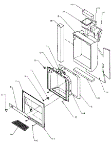 Ice And Water Cavity parts for Amana Side-By-Side Refrigerator SXD25N-P1162406W from AppliancePartsPros.com
