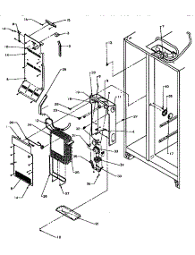Freezer Liner parts for Amana Side-By-Side Refrigerator SXD25N-P1162419W from AppliancePartsPros.com