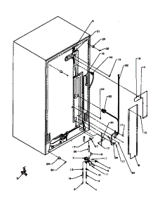 Cabinet Back parts for Amana Side-By-Side Refrigerator SXD25N2W-P1162427WW from AppliancePartsPros.com