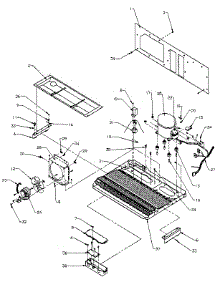 Unit Parts parts for Amana Side-By-Side Refrigerator SXD25NP-P1162407W from AppliancePartsPros.com