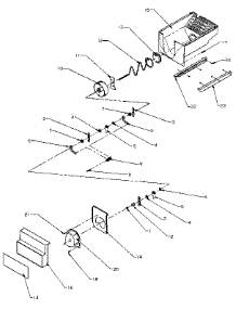 Crushed Ice Bucket parts for Amana Side-By-Side Refrigerator SXD25NP-P1162407W from AppliancePartsPros.com