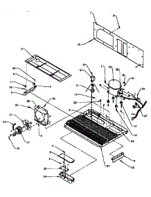 Machine Compartment parts for Amana Side-By-Side Refrigerator SXD25NP-P1162420W from AppliancePartsPros.com