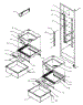 Refrigerator Shelving And Drawers