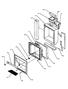 Ice And Water Cavity parts for Amana Side-By-Side Refrigerator SXD25NPE-P1162420WE from AppliancePartsPros.com