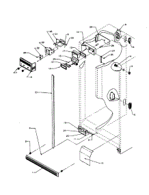 Control parts for Amana Side-By-Side Refrigerator SXD25S2E-P1190407WE from AppliancePartsPros.com