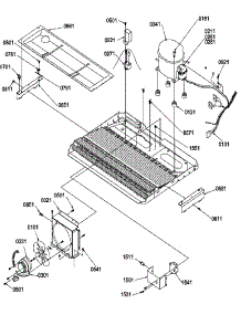 Machine Compartment parts for Amana Side-By-Side Refrigerator SXD25S2L-P1190421WL from AppliancePartsPros.com