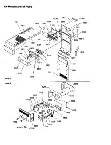Ice Maker / Control Assembly parts for Amana Side-By-Side Refrigerator SXD26VW-P1315202WW from AppliancePartsPros.com