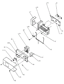 Ice Maker parts for Amana Side-By-Side Refrigerator SXD27N-P1162411W from AppliancePartsPros.com