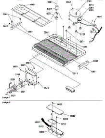 Machine Compartment parts for Amana Side-By-Side Refrigerator SXD27TW-P1302801WW from AppliancePartsPros.com