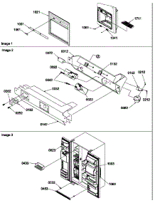 Facade Dispenser Cover, Elec.Bracket Assy,Toe Grille parts for Amana Side-By-Side Refrigerator SXD522VE-P1320302WE from AppliancePartsPros.com