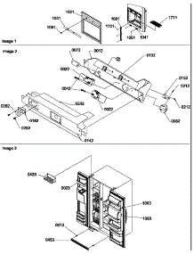 Facade Dispnsr Cover / Electronic Brcket Assy / Toe Grille parts for Amana Side-By-Side Refrigerator SXD524VE-P1320401WE from AppliancePartsPros.com