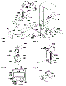 Drain Systems, Rollers, And Evaporator Assy parts for Amana Side-By-Side Refrigerator SXD524VE-P1320401WE from AppliancePartsPros.com