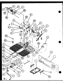 Machine Compartment (Sxde25j / P7870101w) (Sxde25jp / P7870102w) (Sxde25jb / P7870127w) (Sxde25j / P7870128w) (Sxde25jp / P7870129w) (Sxde25jb / P7870130w) parts for Amana Side-By-Side Refrigerator SXDE25J-P7870101W from AppliancePartsPros.com