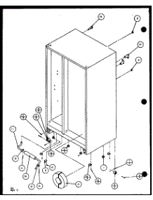 Drain And Rollers (Sxde25j / P7870101w) (Sxde25jp / P7870102w) (Sxde25jb / P7870127w) (Sxde25j / P7870128w) (Sxde25jp / P7870129w) (Sxde25jb / P7870130w) parts for Amana Side-By-Side Refrigerator SXDE25J-P7870101W from AppliancePartsPros.com