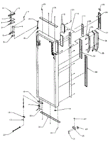 Fresh Food Door Handles And Accessories parts for Amana Side-By-Side Refrigerator SXDE27N-P1162206W from AppliancePartsPros.com