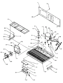 Unit Parts parts for Amana Side-By-Side Refrigerator SXDE27N-P1162206W from AppliancePartsPros.com
