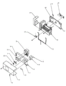 Icemaker parts for Amana Side-By-Side Refrigerator SXDE27N-P1162206W from AppliancePartsPros.com