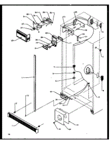Refrigerator / Freezer Controls And Cabinet Parts parts for Amana Side-By-Side Refrigerator SXDE27NL-P1162206WL from AppliancePartsPros.com