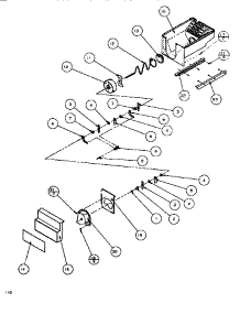 Crushed Ice Bucket parts for Amana Side-By-Side Refrigerator SXDE522M-P1164002W from AppliancePartsPros.com