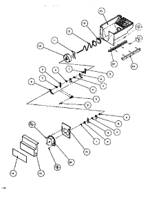 Crushed Ice Bucket parts for Amana Side-By-Side Refrigerator SXDE526M-P1164001W from AppliancePartsPros.com