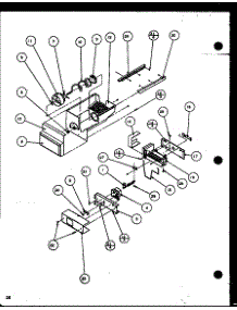 Ice Bucket And Ice Maker parts for Amana Side-By-Side Refrigerator SXDT25H-P7836002W from AppliancePartsPros.com