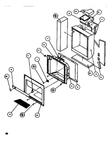 Ice & Water Cavity parts for Amana Side-By-Side Refrigerator SXDT522M-P1164201W from AppliancePartsPros.com