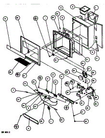 Ice & Water Cavity parts for Amana Side-By-Side Refrigerator SXDT526J-P7845302W from AppliancePartsPros.com