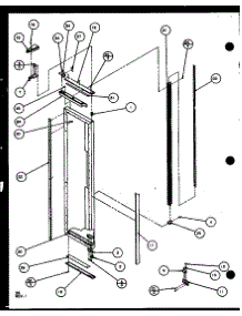 Freezer Door (Sbi20j / P7870125w) parts for Amana Side-By-Side Refrigerator SXI20J-P7870122W from AppliancePartsPros.com