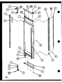 Refrigerator Door (Sbi20j / P7870125w) parts for Amana Side-By-Side Refrigerator SXI20J-P7870122W from AppliancePartsPros.com