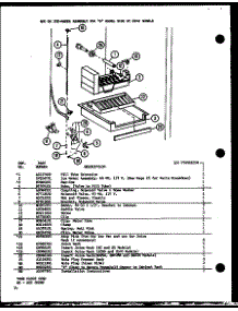 Add On Ice-Maker parts for Amana Side-By-Side Refrigerator SXP25H-P7836006W from AppliancePartsPros.com