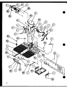 Machine Compartment parts for Amana Side-By-Side Refrigerator SXPD20H-P7836029W from AppliancePartsPros.com
