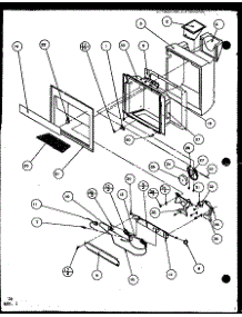 Ice And Water Cavity parts for Amana Side-By-Side Refrigerator SXPD22H-P7836013W from AppliancePartsPros.com