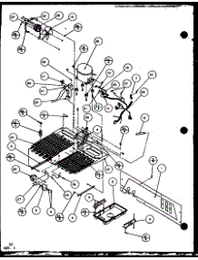 Machine Compartment parts for Amana Side-By-Side Refrigerator SXPD25H-P7836003W from AppliancePartsPros.com