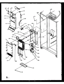 Freezer Evaporator And Air Handling parts for Amana Side-By-Side Refrigerator SZ22NW-P1162701WW from AppliancePartsPros.com