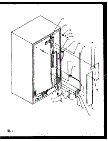Back Unit parts for Amana Side-By-Side Refrigerator SZ22NW-P1162701WW from AppliancePartsPros.com