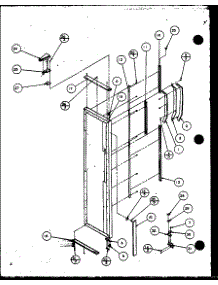 Freezer Door Hinge And Trim Parts (Sz25mw / P1120709ww) (Sz25ml / P1120709wl) (Sz25mw / P1120710ww) (Sz25ml / P1120710wl) (Sz25mpw / P1120711ww) (Sz25mpw / P1120712ww) (Sz25mpl / P1120711wl) (Sz25mpl / P1120712wl) parts for Amana Side-By-Side Refrigerator SZ25MPL-P1120711WL from AppliancePartsPros.com