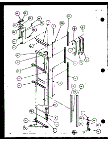 Freezer Door parts for Amana Side-By-Side Refrigerator SZD20J-P7870136W from AppliancePartsPros.com