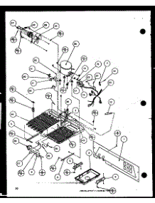 Machine Compartment parts for Amana Side-By-Side Refrigerator SZD20J-P7870136W from AppliancePartsPros.com