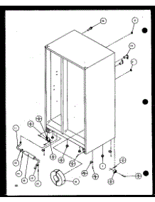 Drain And Rollers parts for Amana Side-By-Side Refrigerator SZD20J-P7870136W from AppliancePartsPros.com